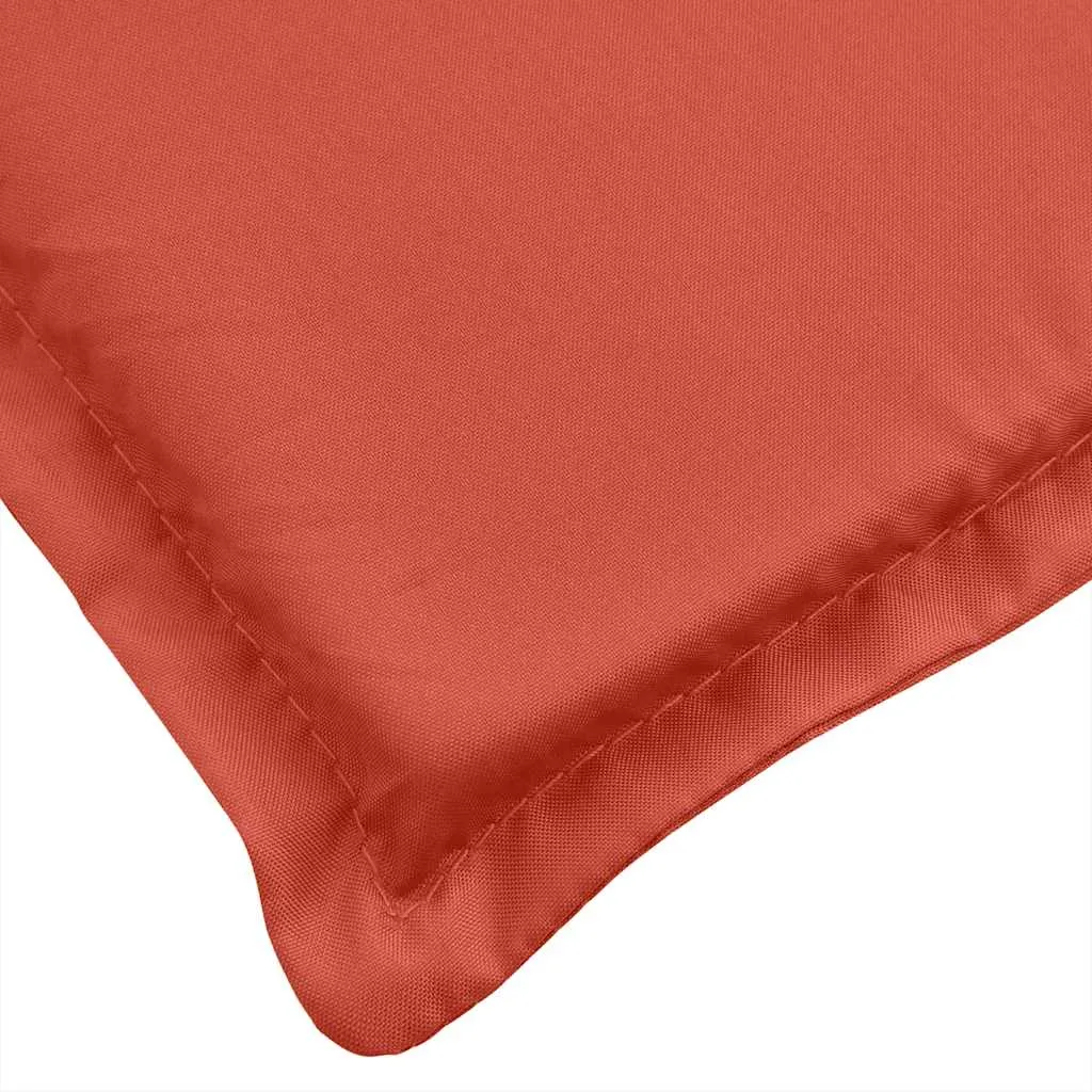 Bequeme Liegenauflage 186x58x4 cm in Melange Rot