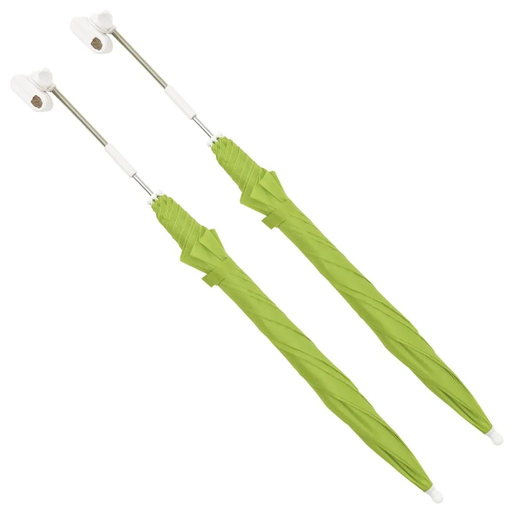 Grüner Sonnenschirm für Campingstühle 105 cm Durchmesser, 90 cm Höhe