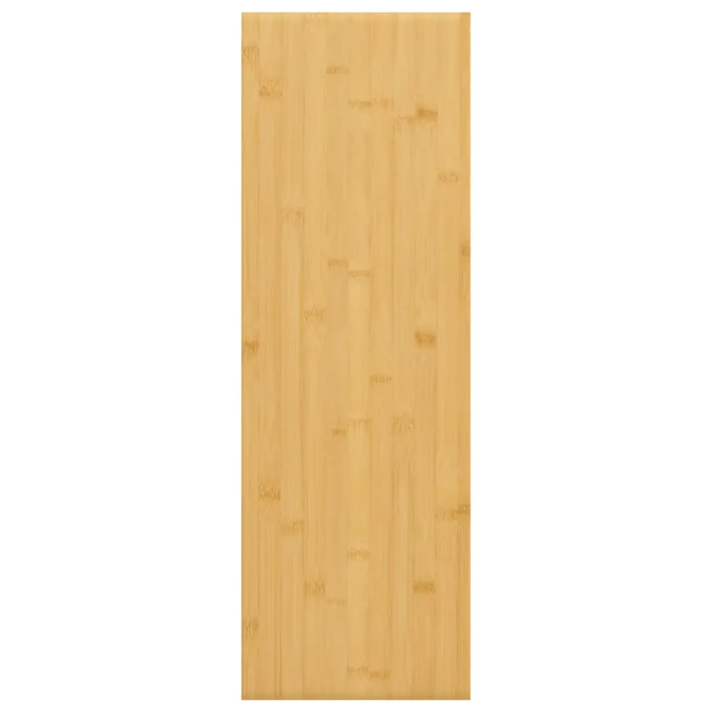 Dekoratives Wandregal aus Massivholz, 60 x 20 x 2,5 cm, naturfarben