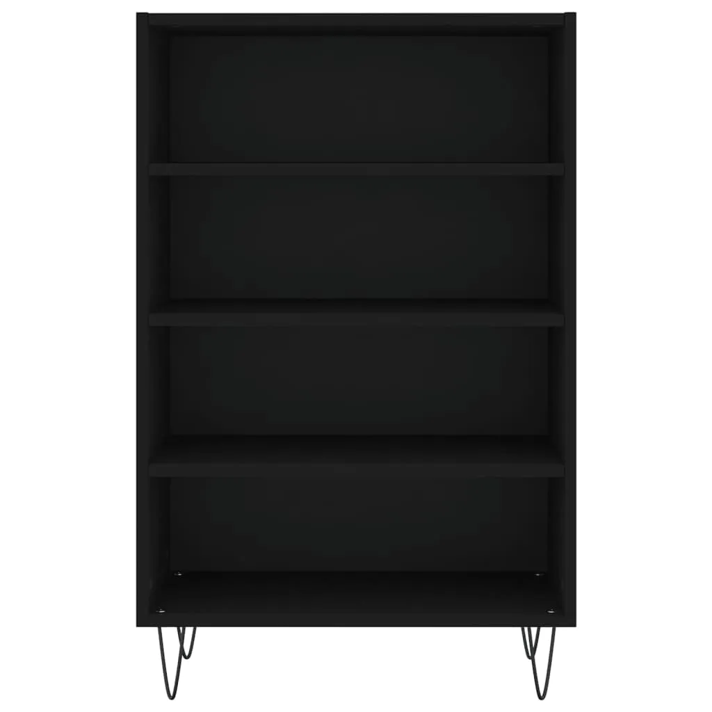 Highboard Schwarz 57x35x90 cm Holzwerkstoff