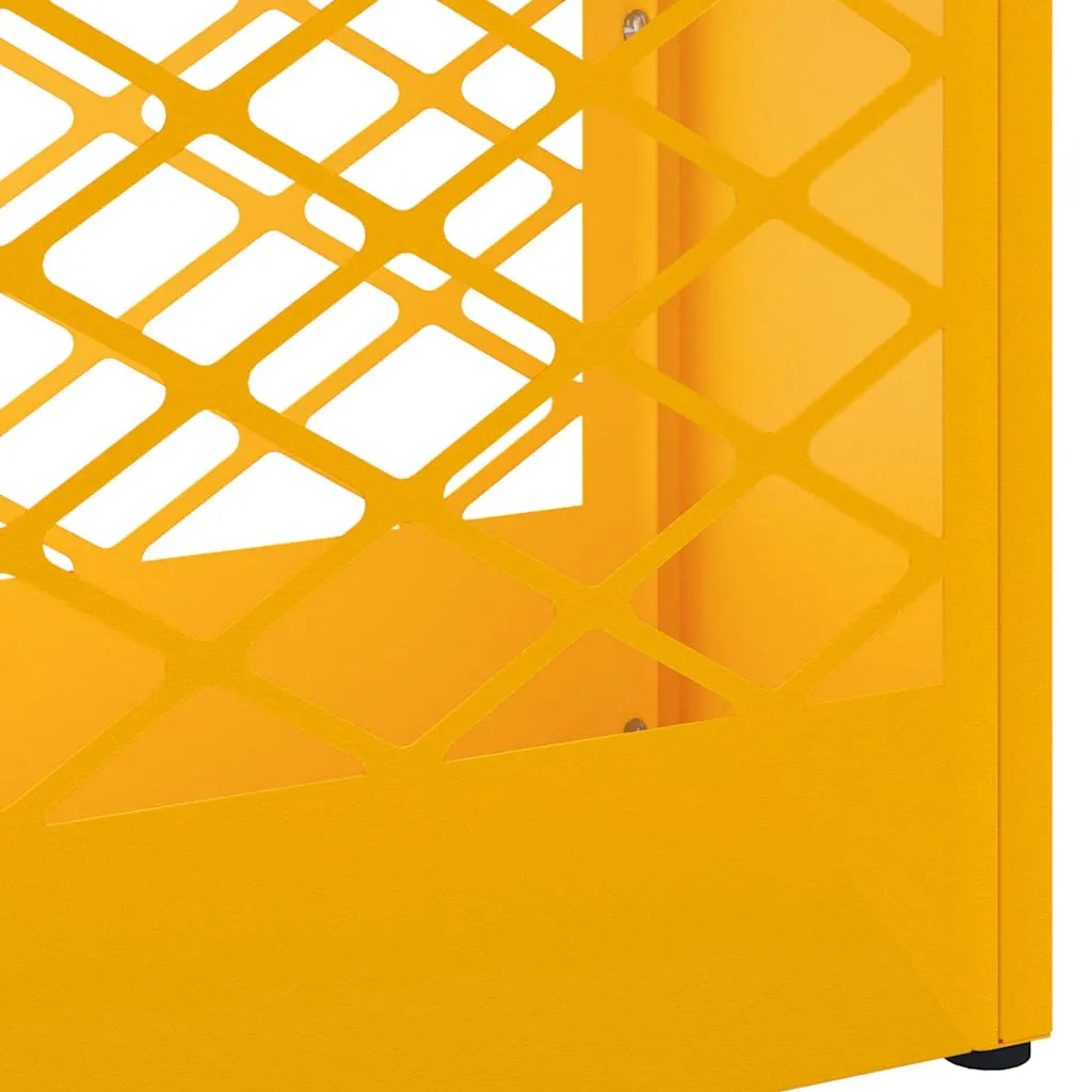 Sonnenschirmhalter Senfgelb 28 x 12 x 41 cm Stahl