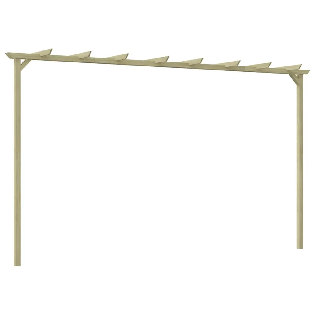 Garten-Pergola Kiefernholz Imprägniert 360x200x60 cm