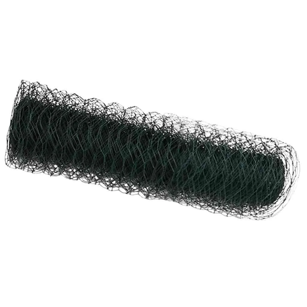 Hexagonzaun Grün 50 x 0,8 m – Moderner Gartenzaun