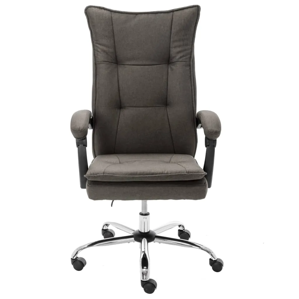 Ergonomischer Bürostuhl mit Liegefunktion 64x68x(113-120) cm Grau