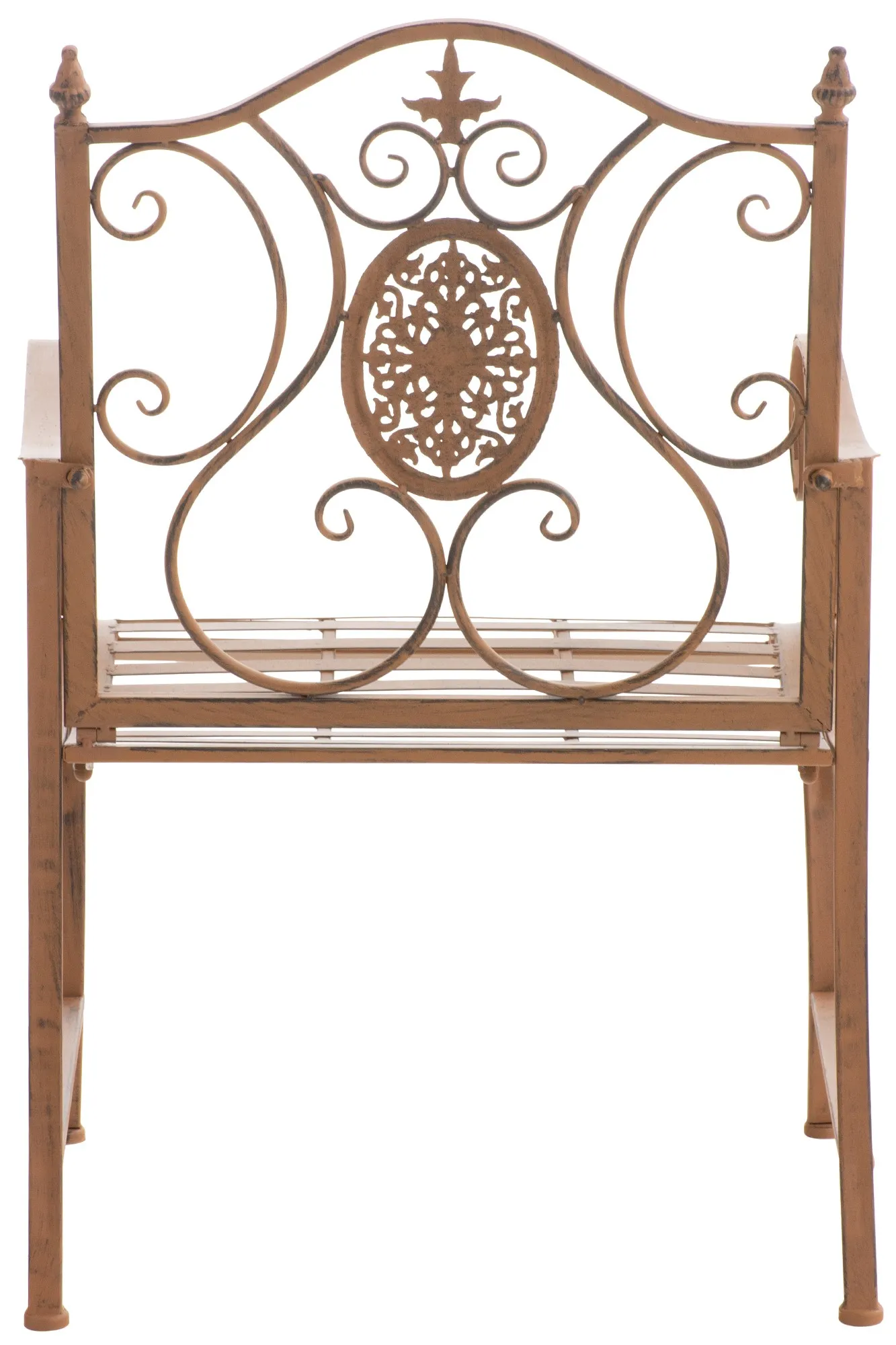 Gartenstuhl Punjab 94x62x53 cm antik braun
