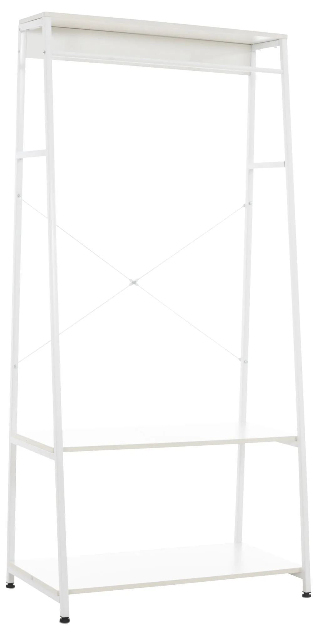 Kleiderständer Luton 167x80x44 cm weiß