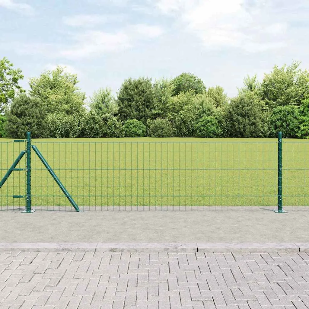 Outdoor-Zaunpaneel Set 5000 x 3,2 x 60 cm in Grün