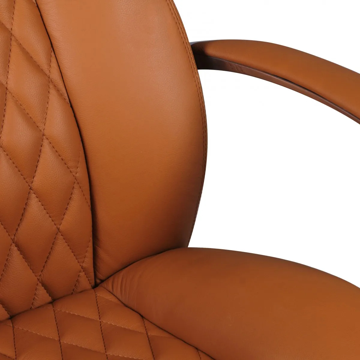 Amstyle Bürostuhl AUSTIN Echt-Leder Caramel Schreibtischstuhl 120KG Chefsessel hohe Rückenlehne mit Kopfstütze X-XL