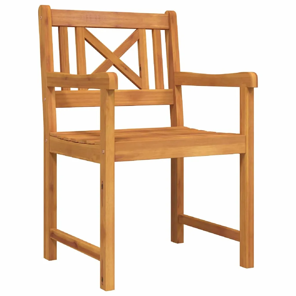 Rustikales Garten-Esszimmer-Set Echtholz 180x90x75 cm Braun
