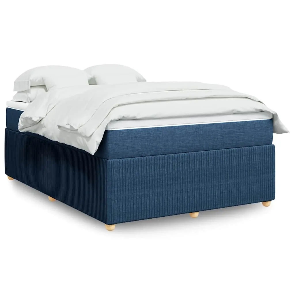 Boxspringbett Taschenfederkernmatratze 140x200 cm Blau