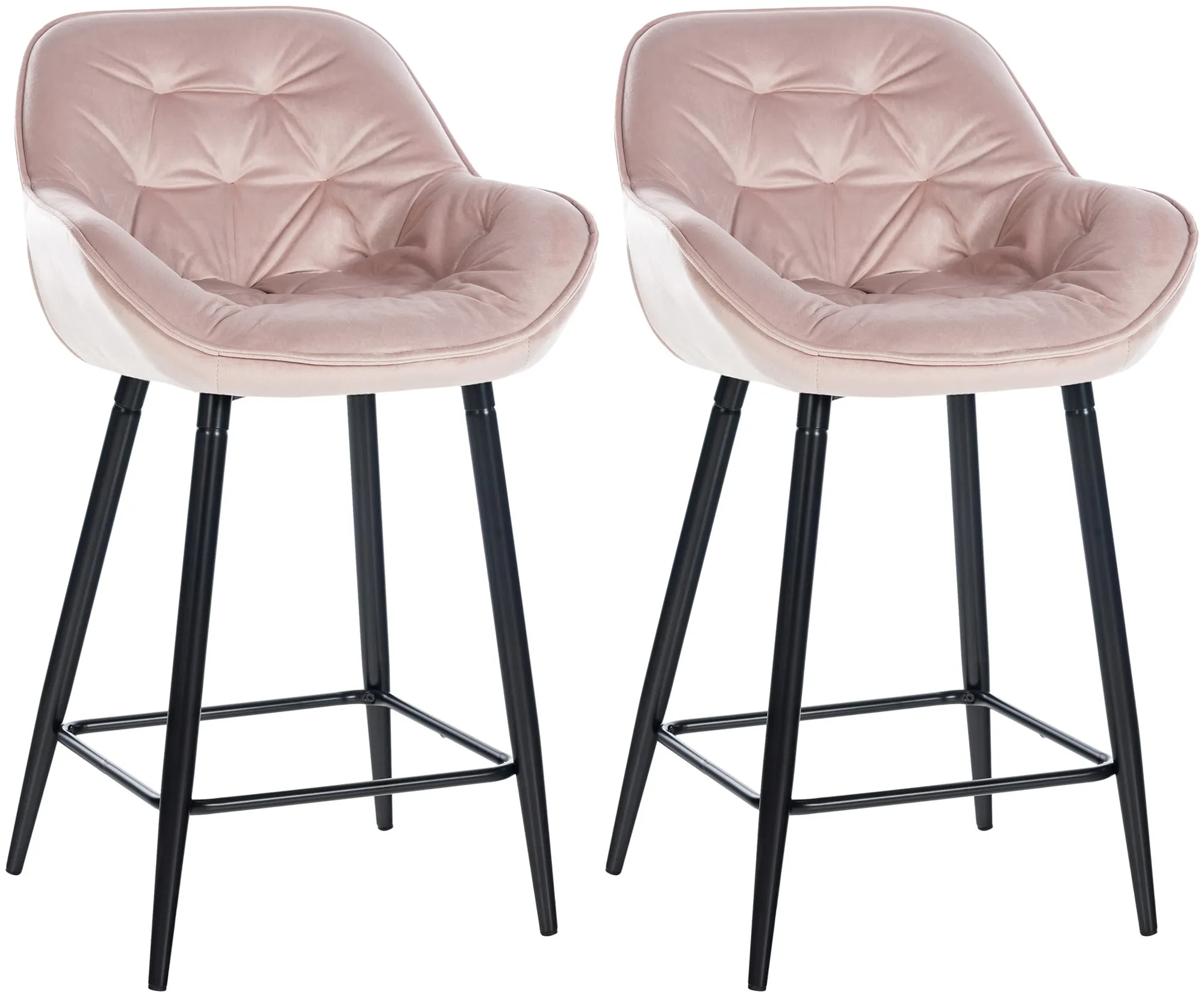 Barhocker Gibson 2er Set 103x54x57,5 cm Pink