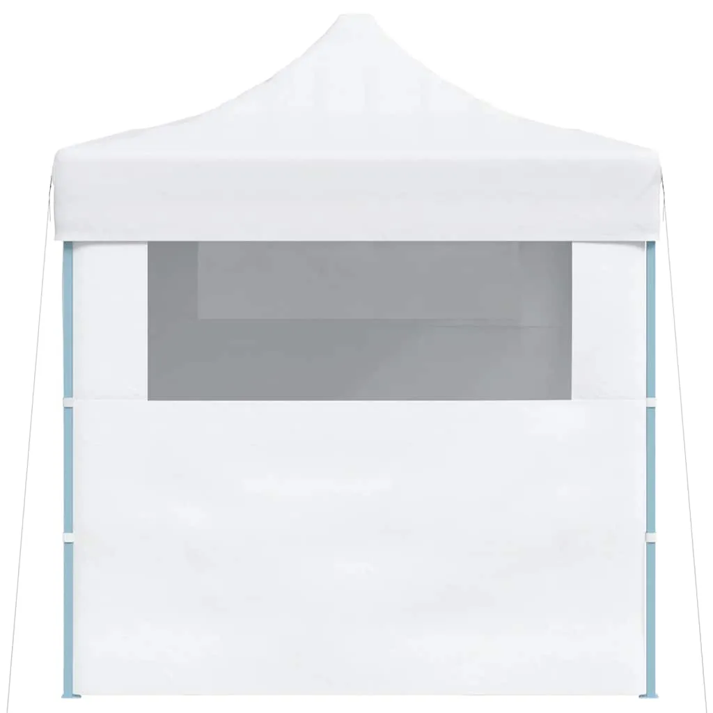 Faltbares Partyzelt Weiß 280x410x315 cm mit UV- und Wasserbeständigem Dach