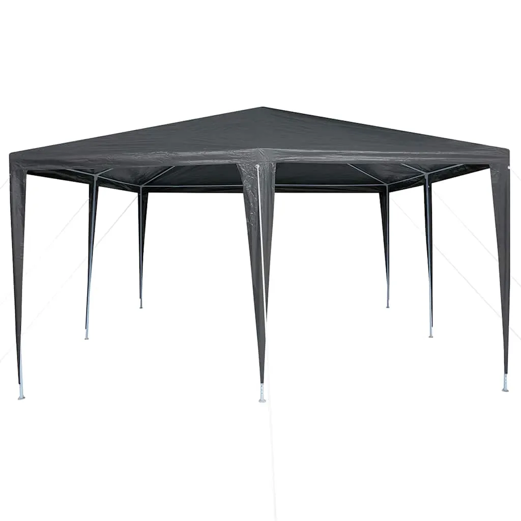 Modernes Partyzelt 400x400x266 cm Anthrazit mit Stahlrahmen