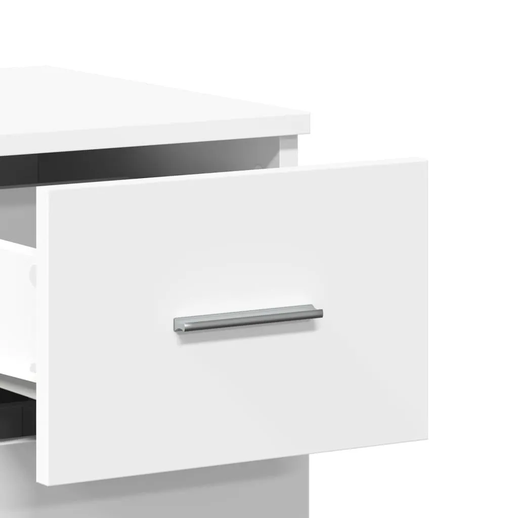 Weißes Sideboard aus Holzwerkstoff 59 x 39 x 80 cm