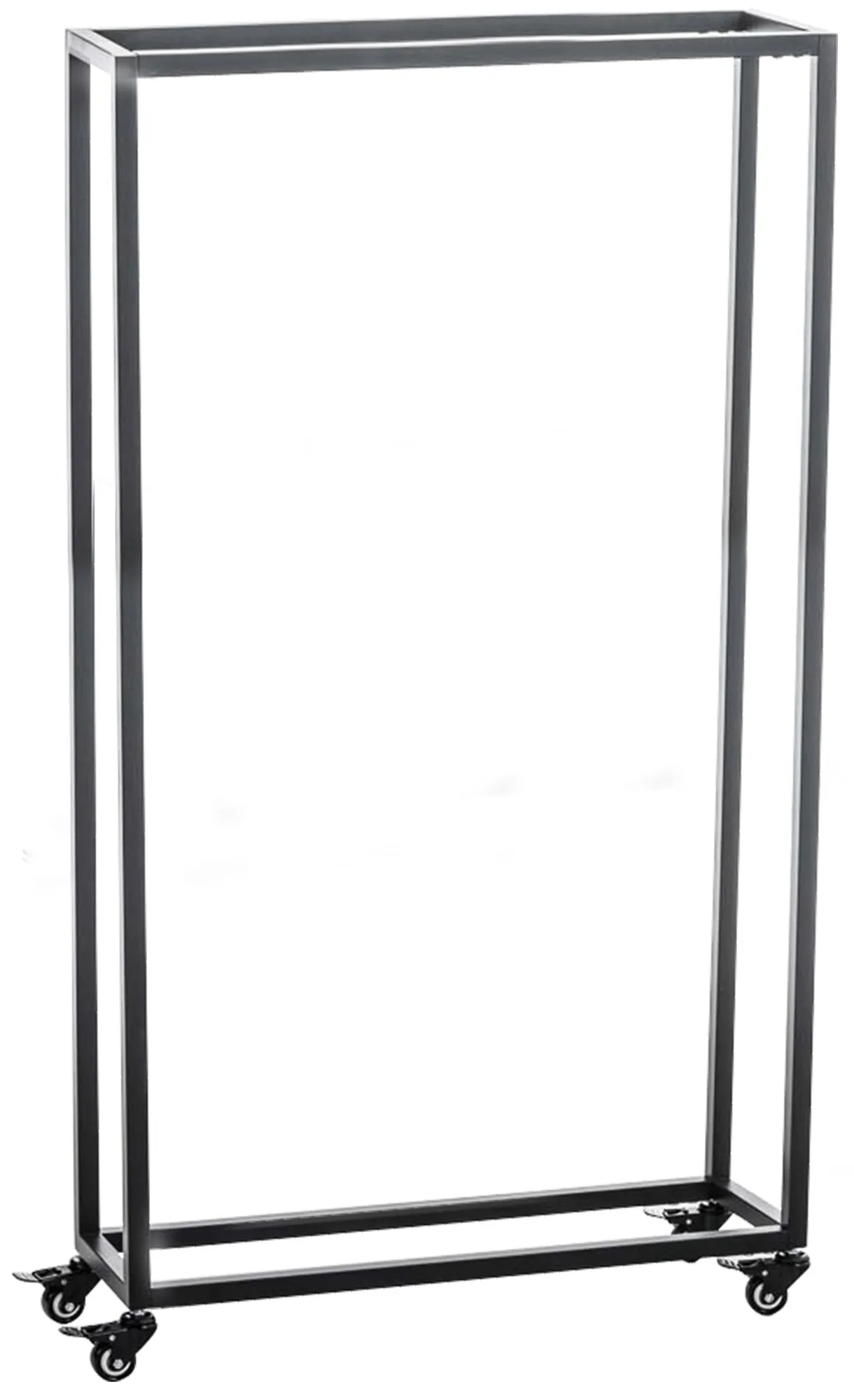 Kaminholzständer Hetta 60x25x150 cm schwarz