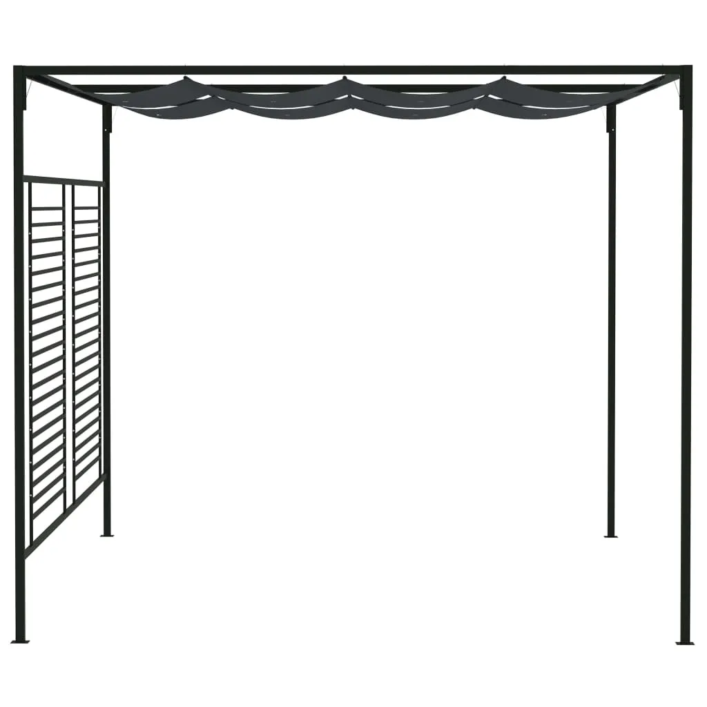 Pavillon mit ausziehbarem Dach 4x3x2,3 m Anthrazit