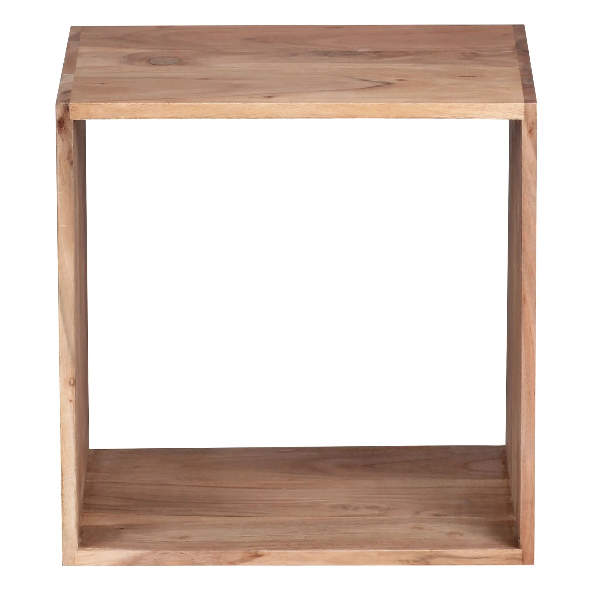 tinkaro Standregal CANISIUS Massivholz Akazie Cube Regal Braun tinkaro Standregal CANISIUS Massivholz Akazie Cube Regal Braun