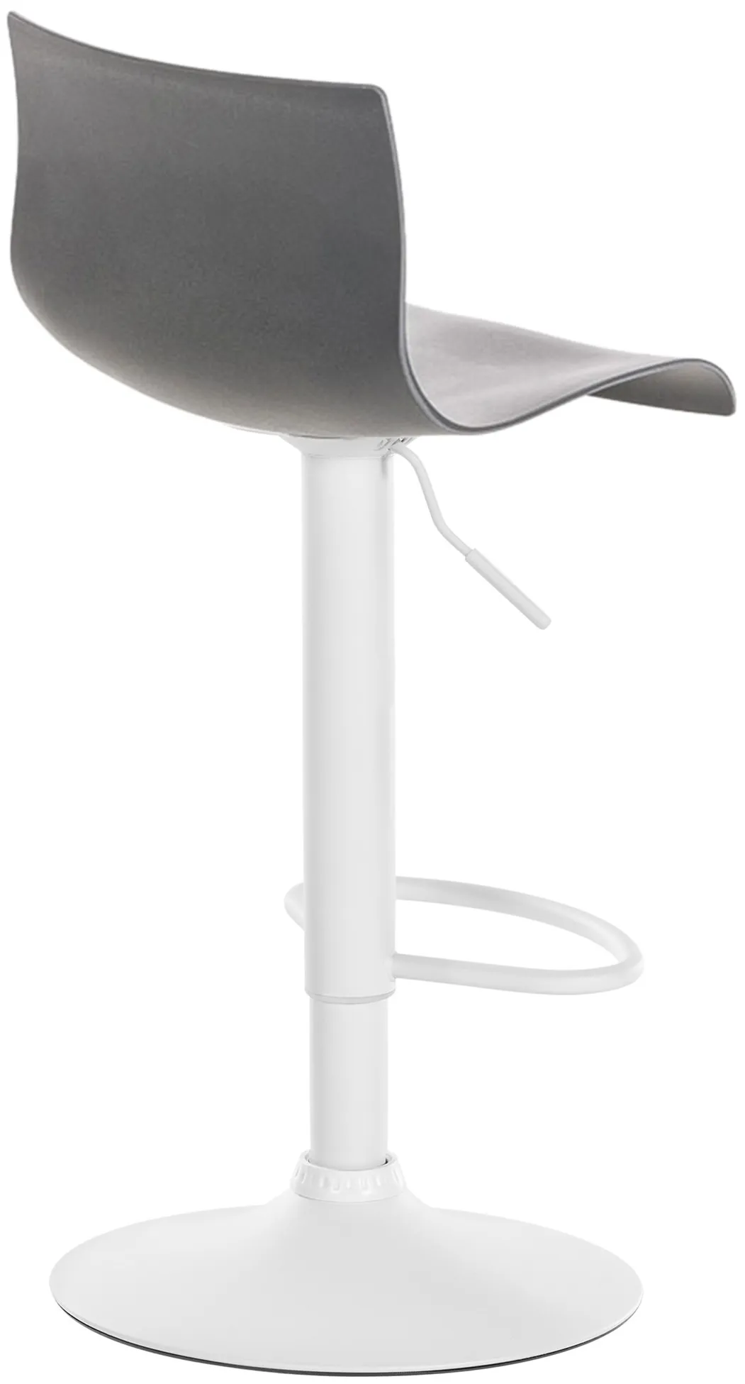 Barhocker Hover 84-104x39x36 cm grau