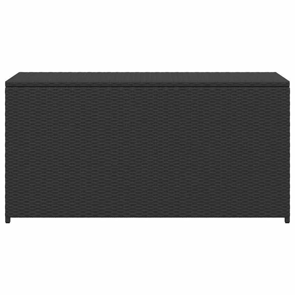 Garten-Auflagenbox Schwarz 120x50x60 cm Poly Rattan