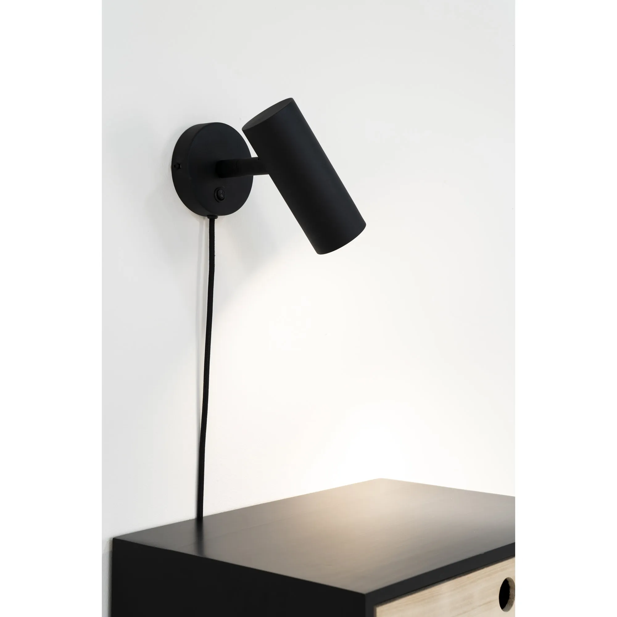 tinkaro Wandlampe Paris Metall 15 x 10 x 22 cm Schwarz