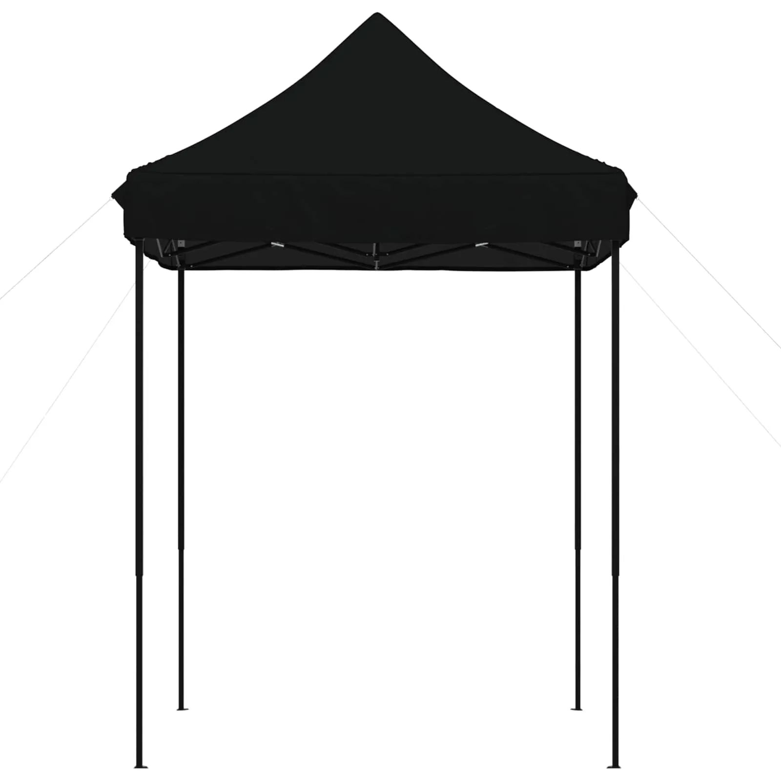 Elegantes Partyzelt 200 x 200 x 306 cm in Schwarz