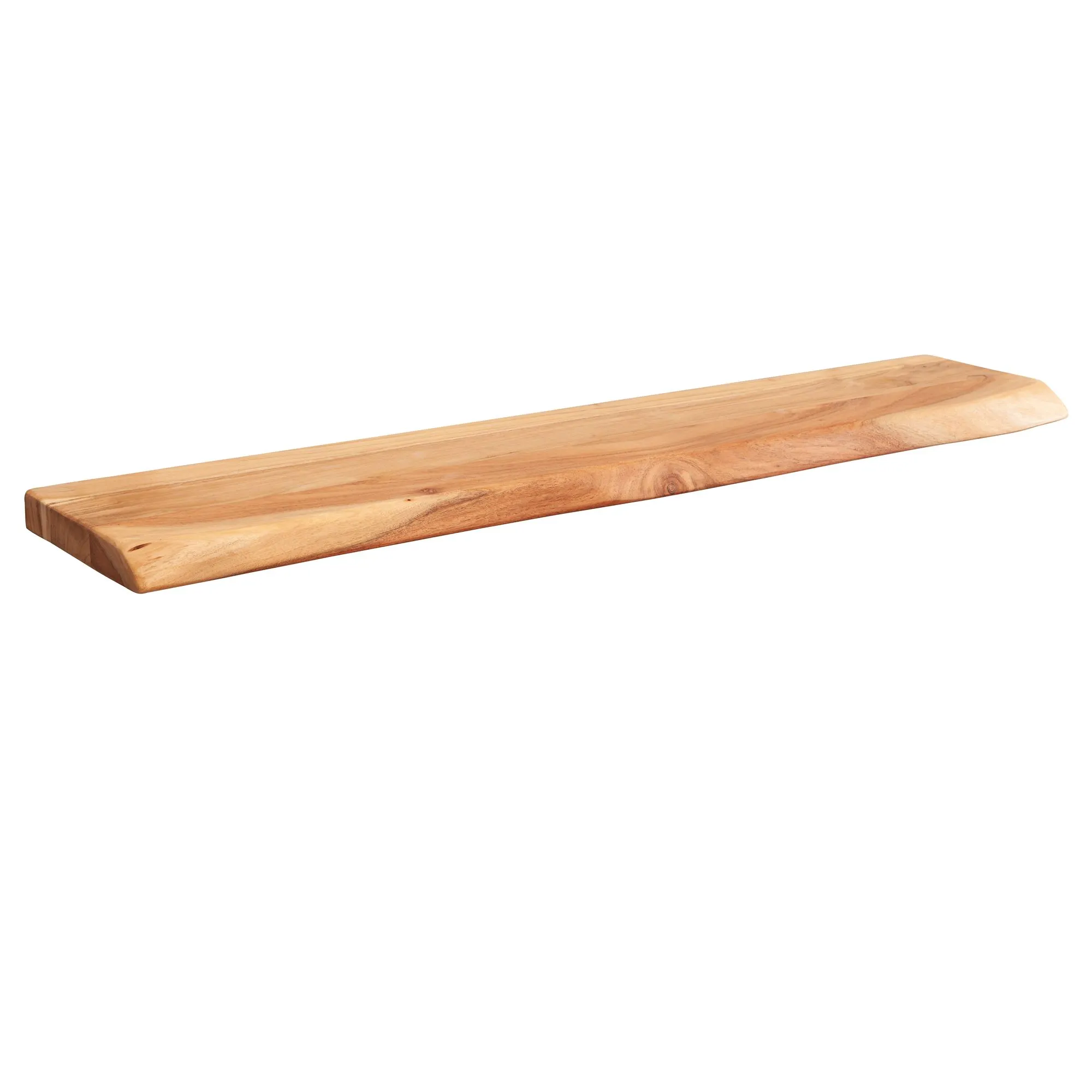 tinkaro Wandboard BURO Holzregal Akazie Hängeregal Baumkante tinkaro Wandboard BURO Holzregal Akazie Hängeregal Baumkante