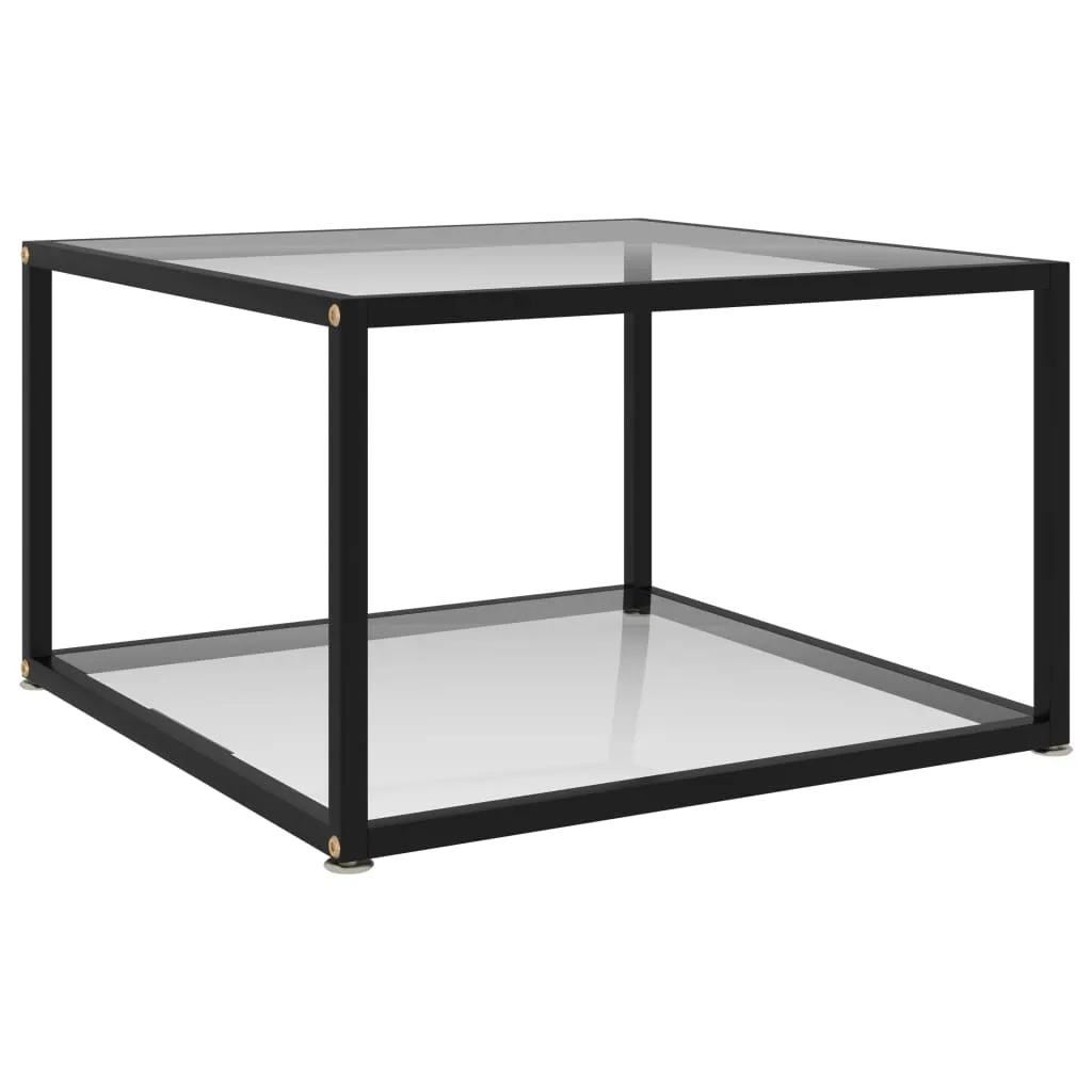 Couchtisch Transparent 60x60x35 cm Hartglas Couchtisch Transparent 60x60x35 cm Hartglas