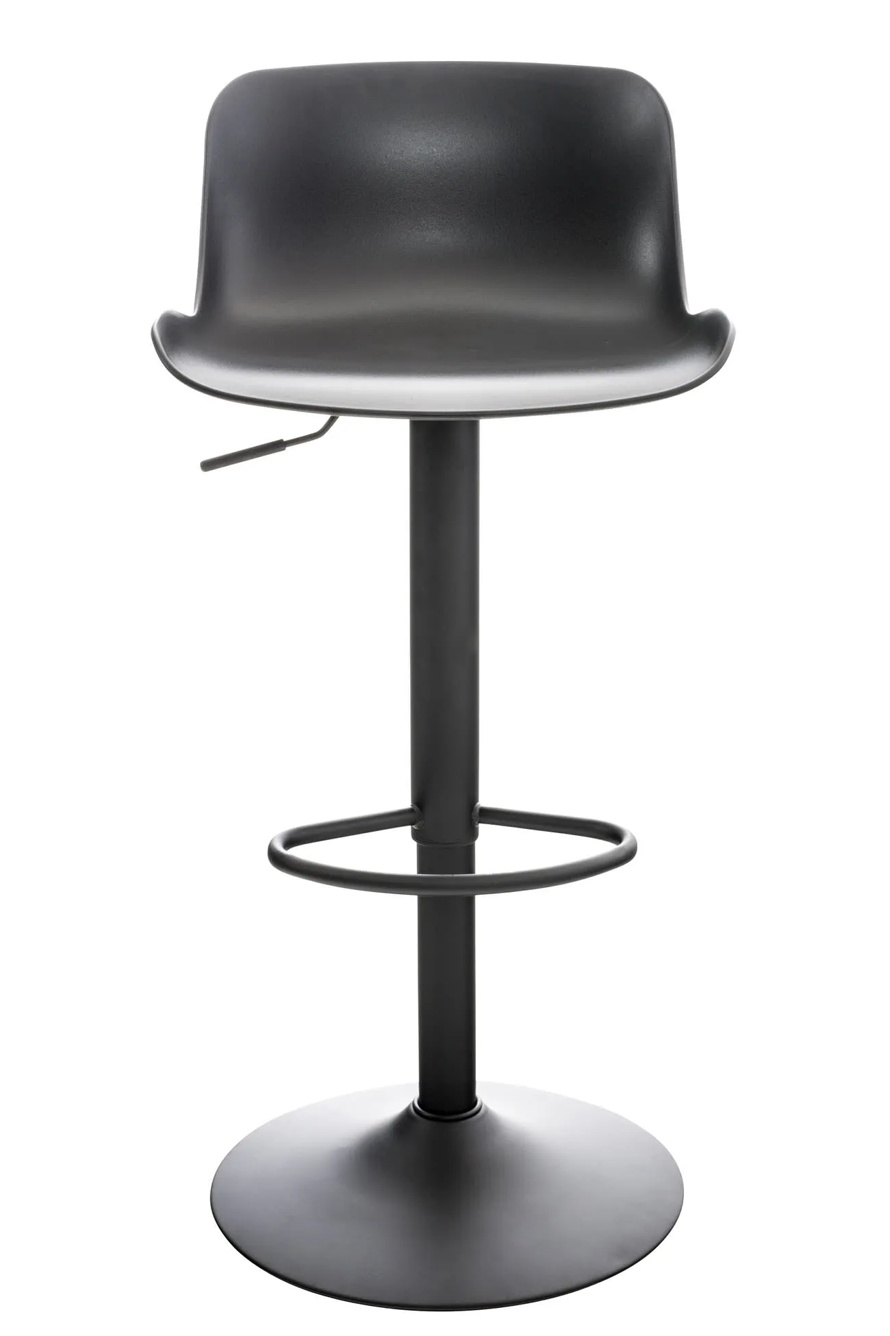 Barhocker Almada 81-102x44x45 cm schwarz
