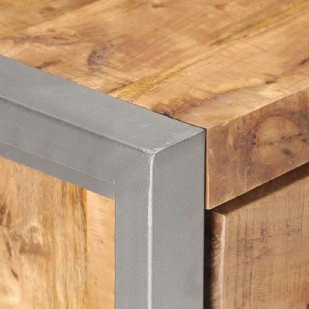 Sideboard 60x35x72 cm Raues Mangoholz