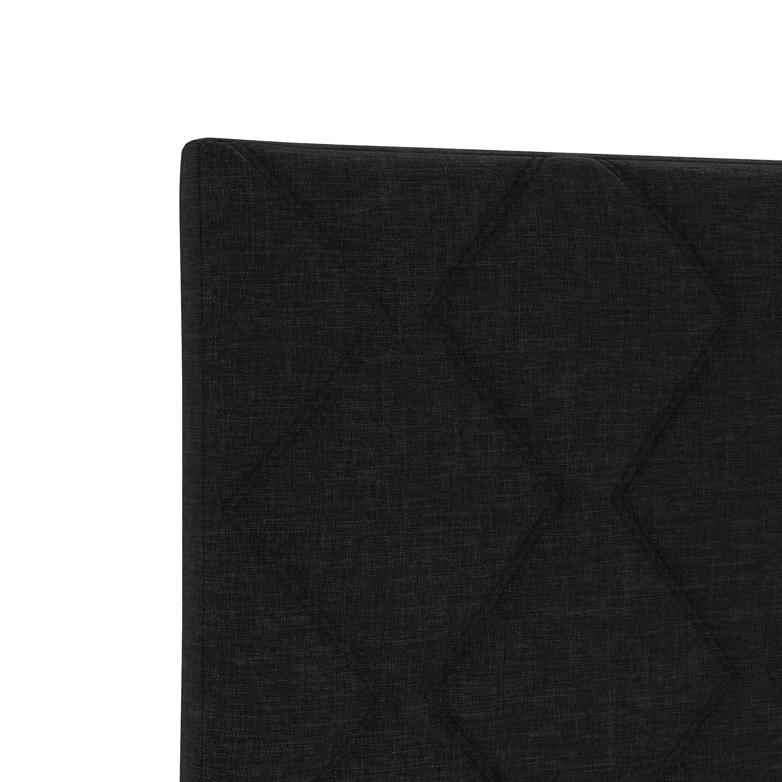 Ottomanbett mit Matratze 80x203x88 cm Schwarz