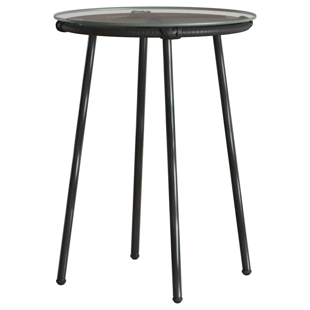 Gartenmöbelset Poly-Rattan 109x63x83 cm Schwarz Anthrazit