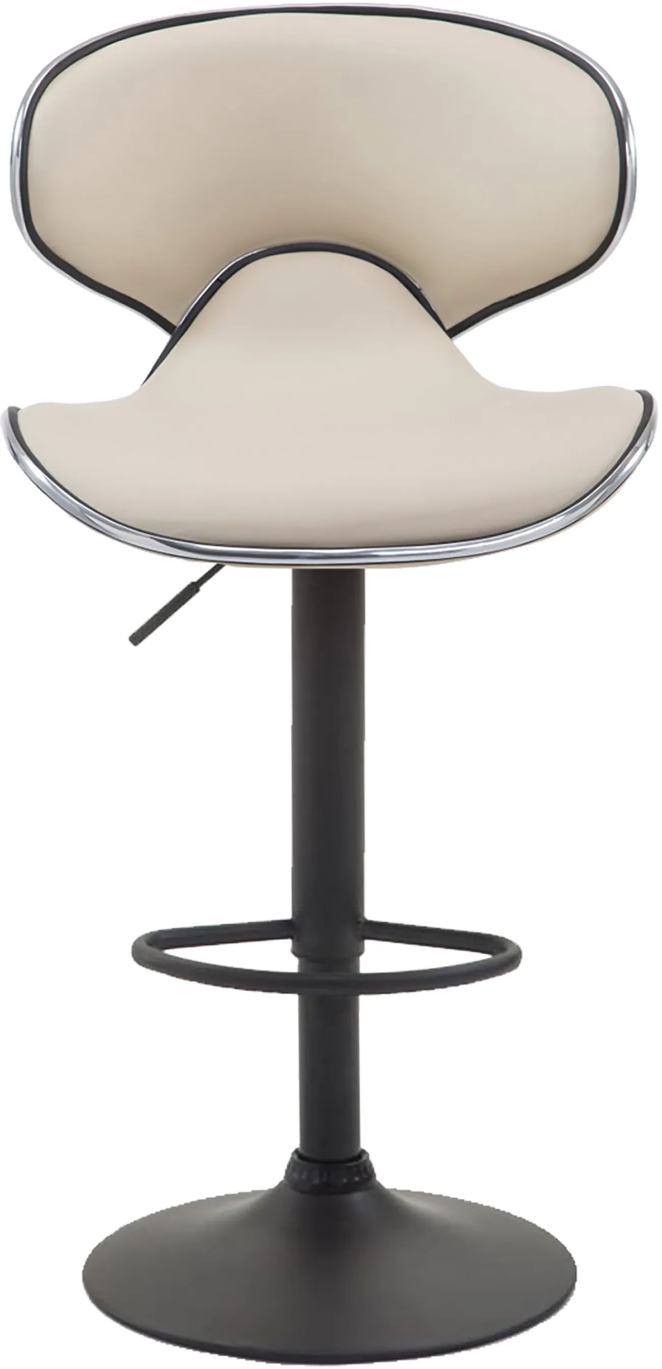 2er Set Barhocker Las Vegas 88-108x46x49 cm creme