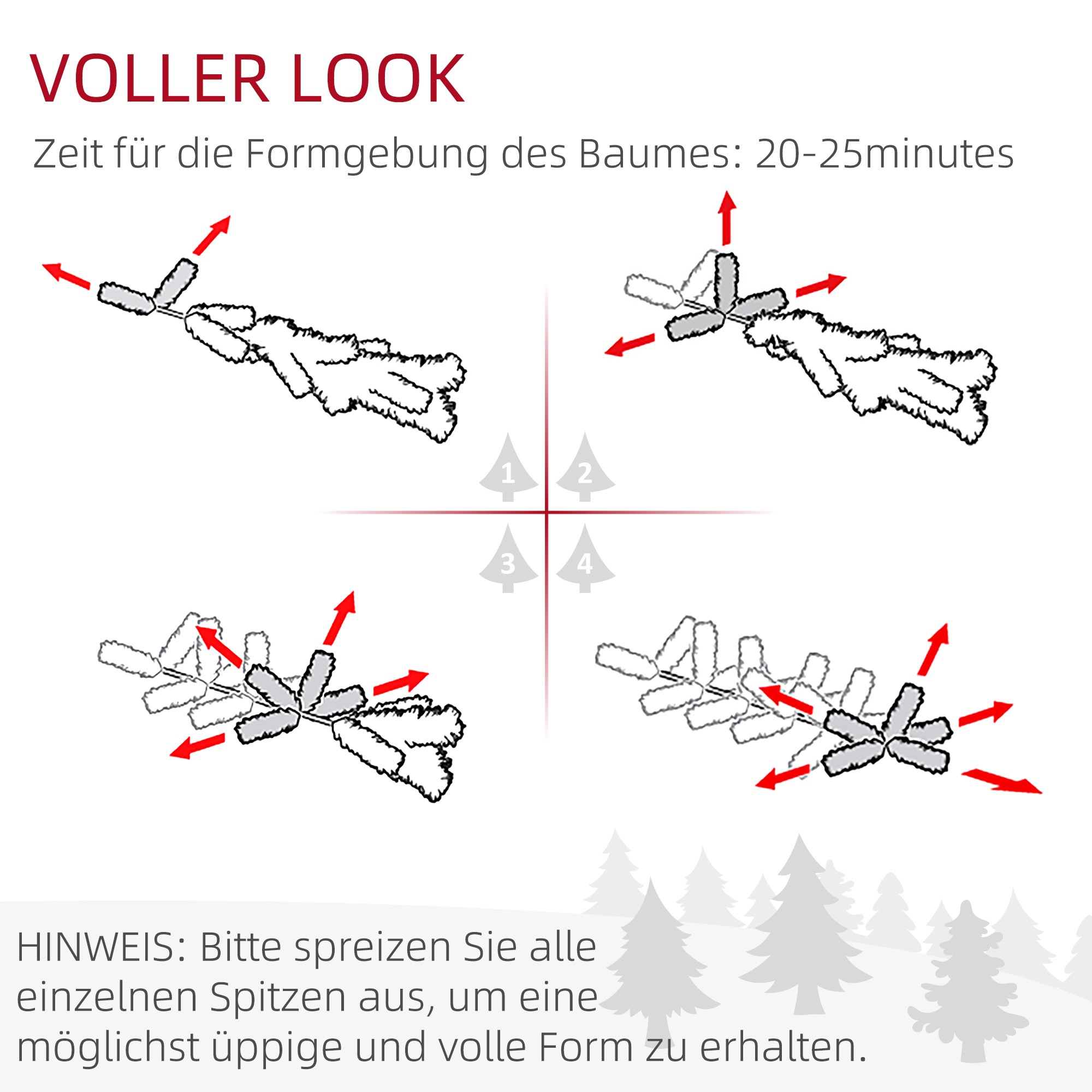 Künstlicher Weihnachtsbaum schneebedeckt schmal 210 cm Grün/Weiß