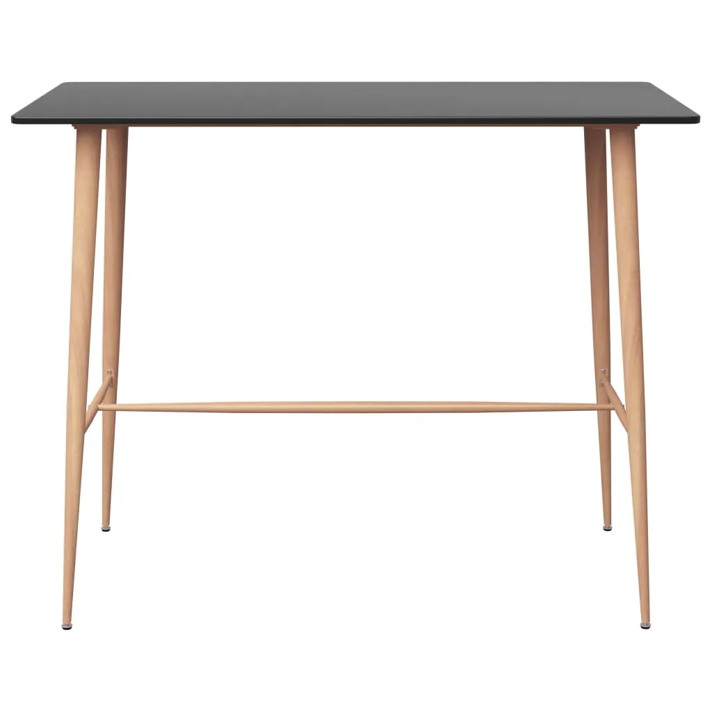 Stylischer Stehtisch 120 x 60 x 105 cm in Schwarz
