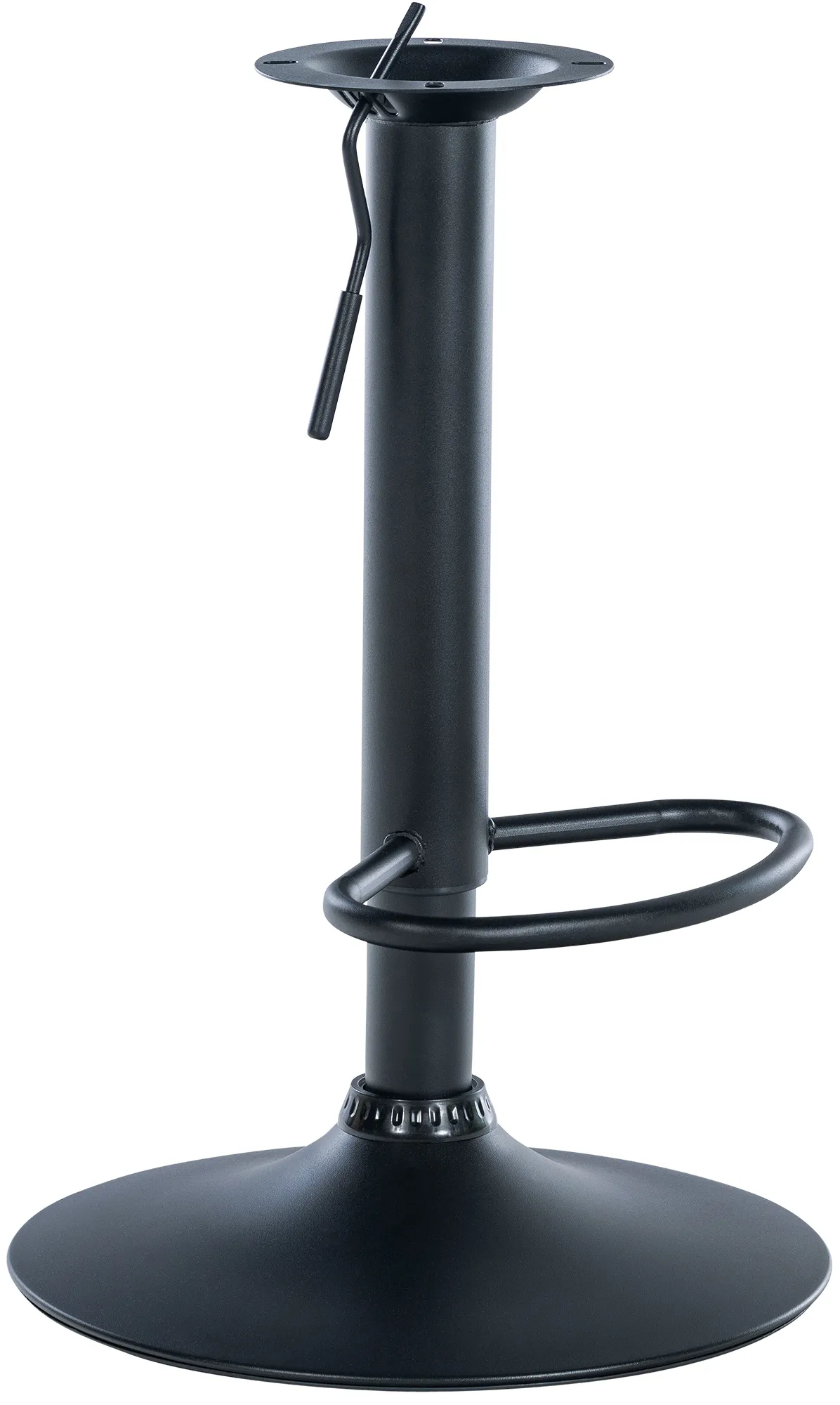 XL-Gestell für Barhocker 57-77 cm Schwarz