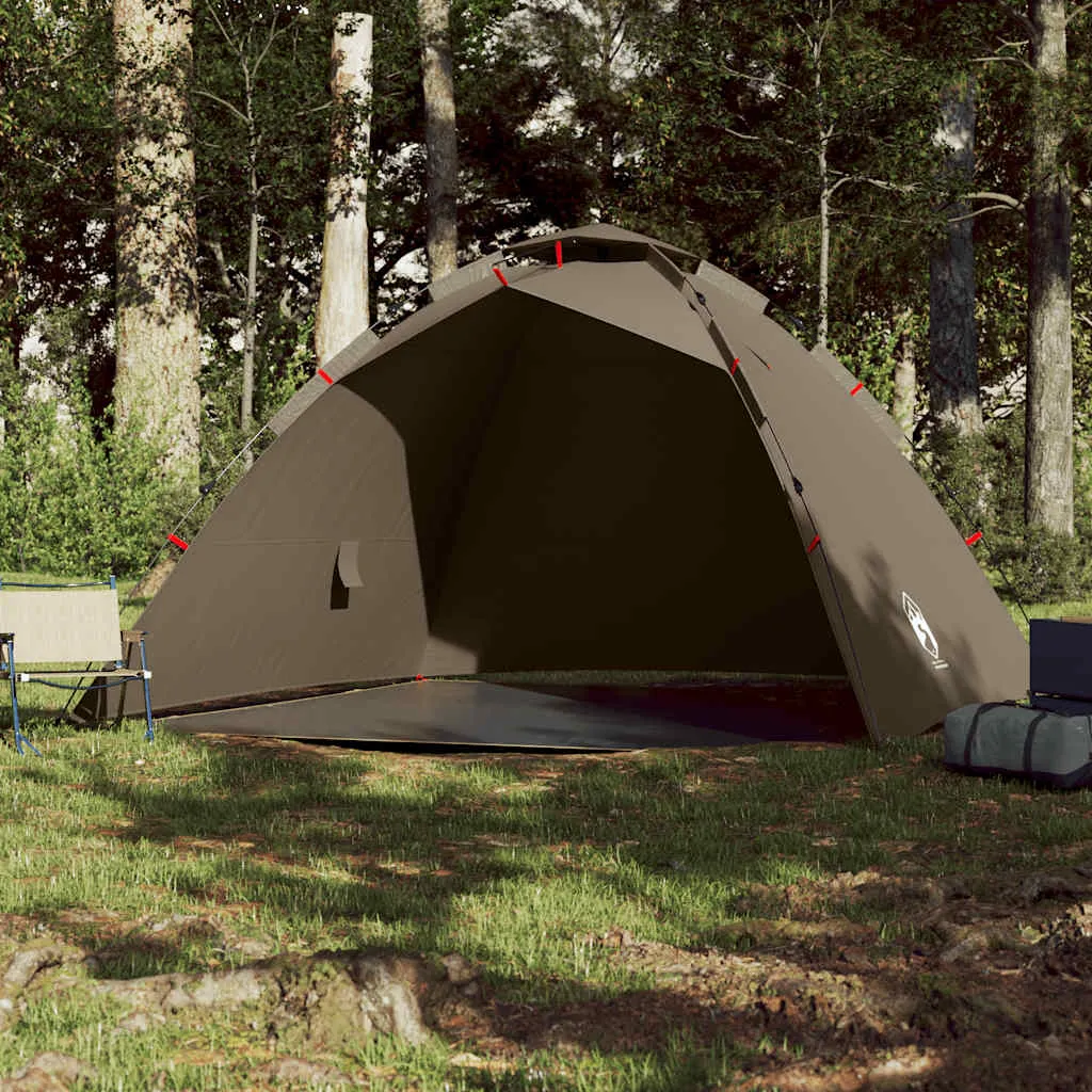 Angelzelt Campingzelt 260x246x180 cm Olivgrün wasserdicht winddicht