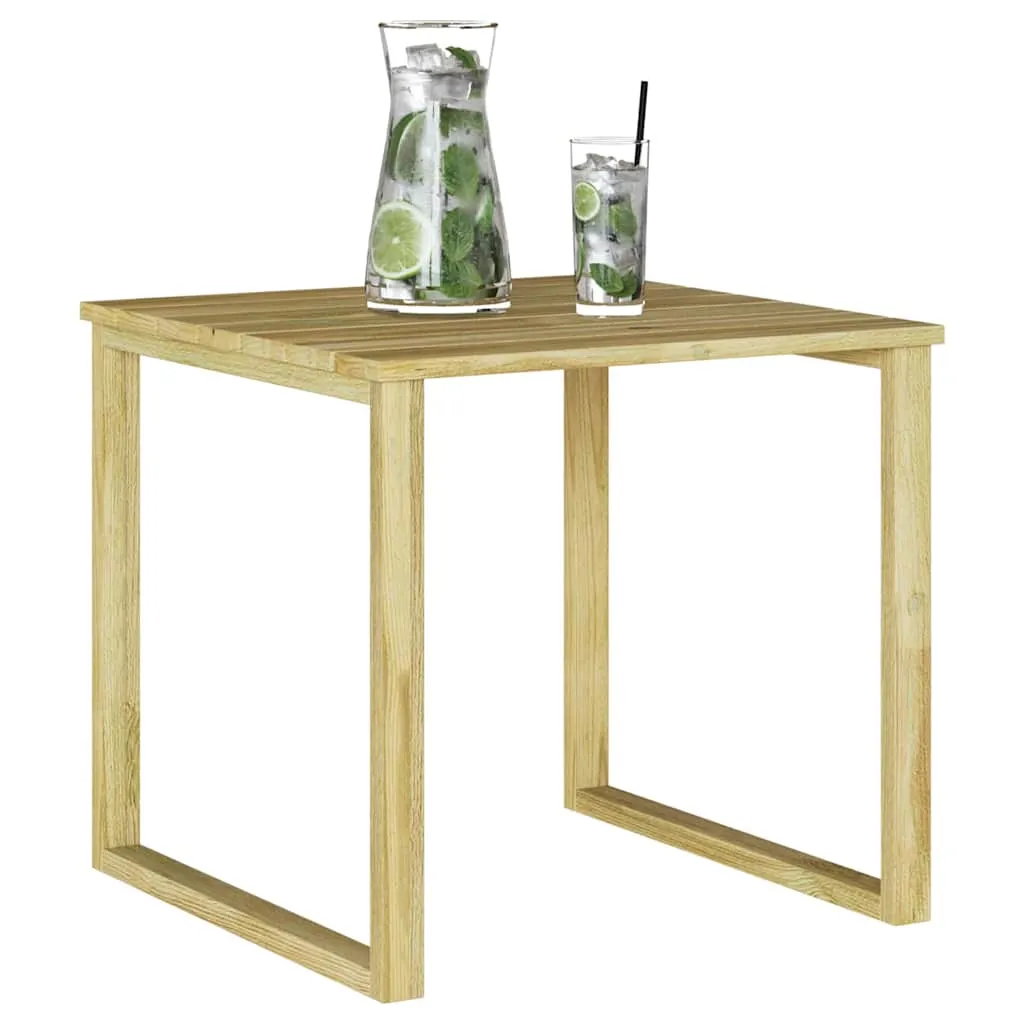 Tisch Natur 50,5 x 50 x 46 cm Imprägniertes Kiefernholz