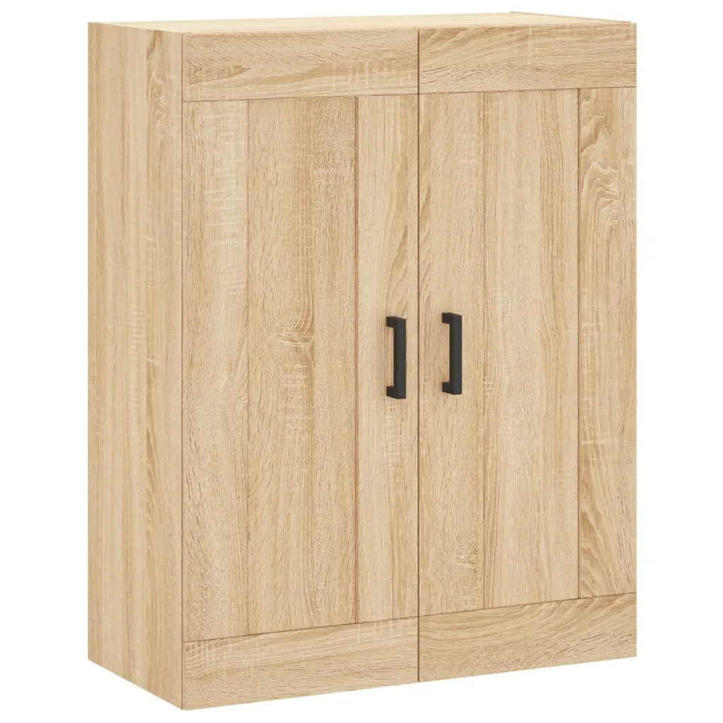 Highboard Sonoma-Eiche 69,5 x 34 x 180 cm aus Holzwerkstoff und Metall
