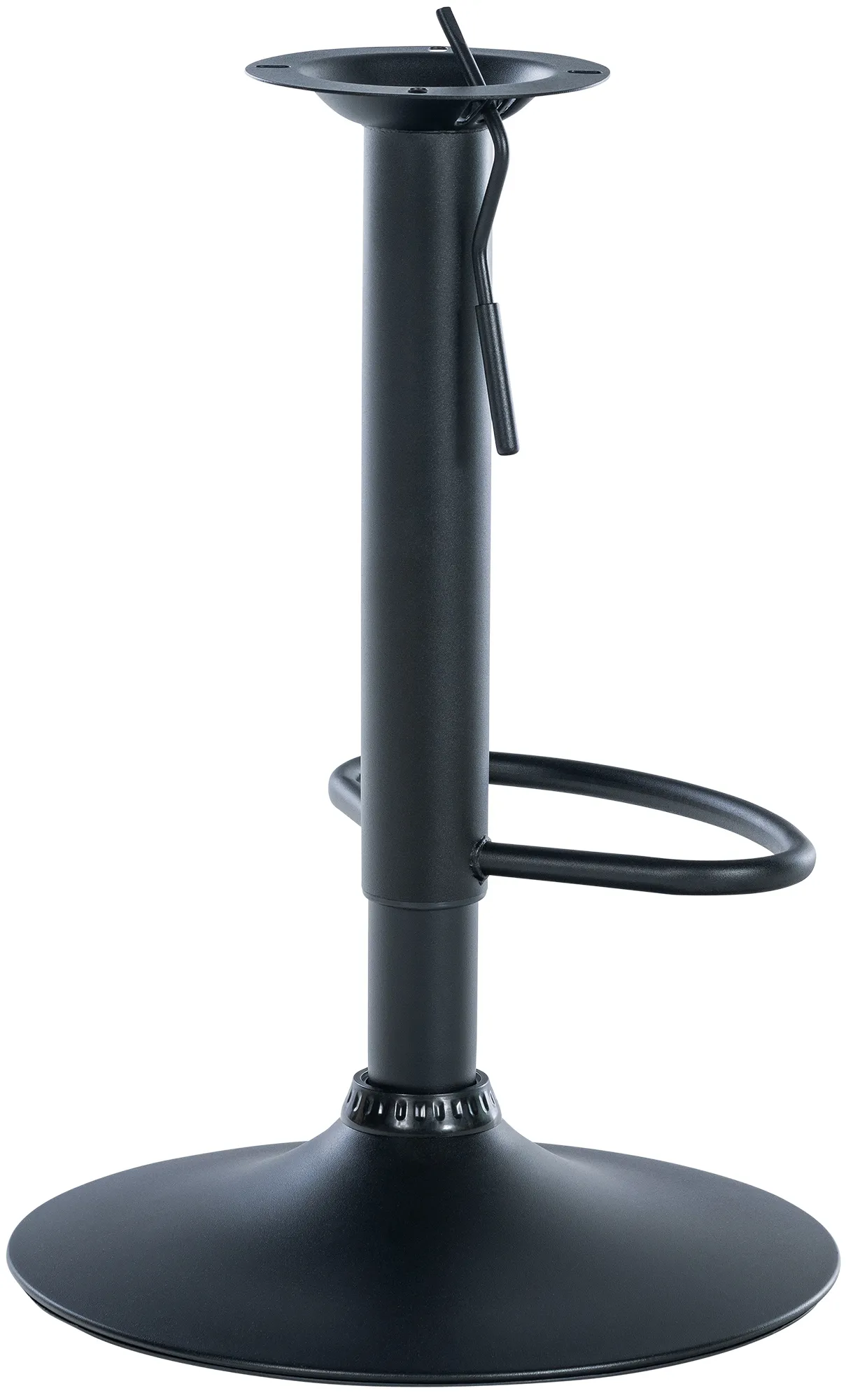 XL-Gestell für Barhocker 57-77 cm Schwarz