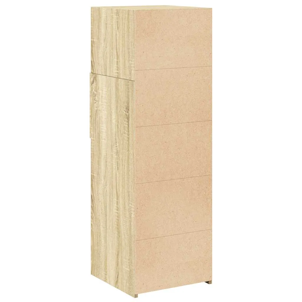 Klassisches Highboard 40 x 42,5 x 124 cm in Sonoma-Eiche