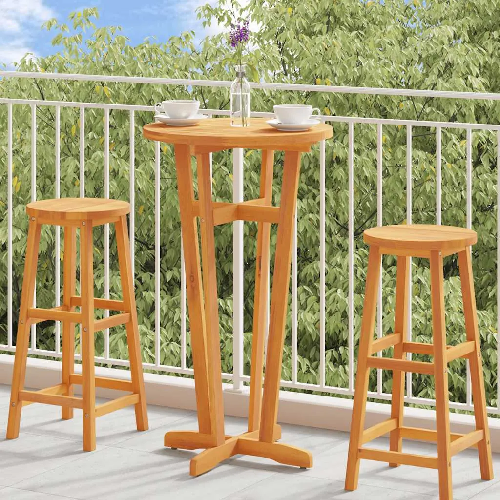 Echtholz Bartisch 60 x 105 cm für Innen- und Außenbereich