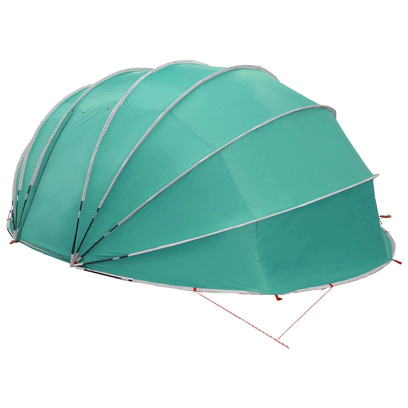 Modernes Poolzelt 538x440x204 cm Blau mit PU-beschichtetem Polyester