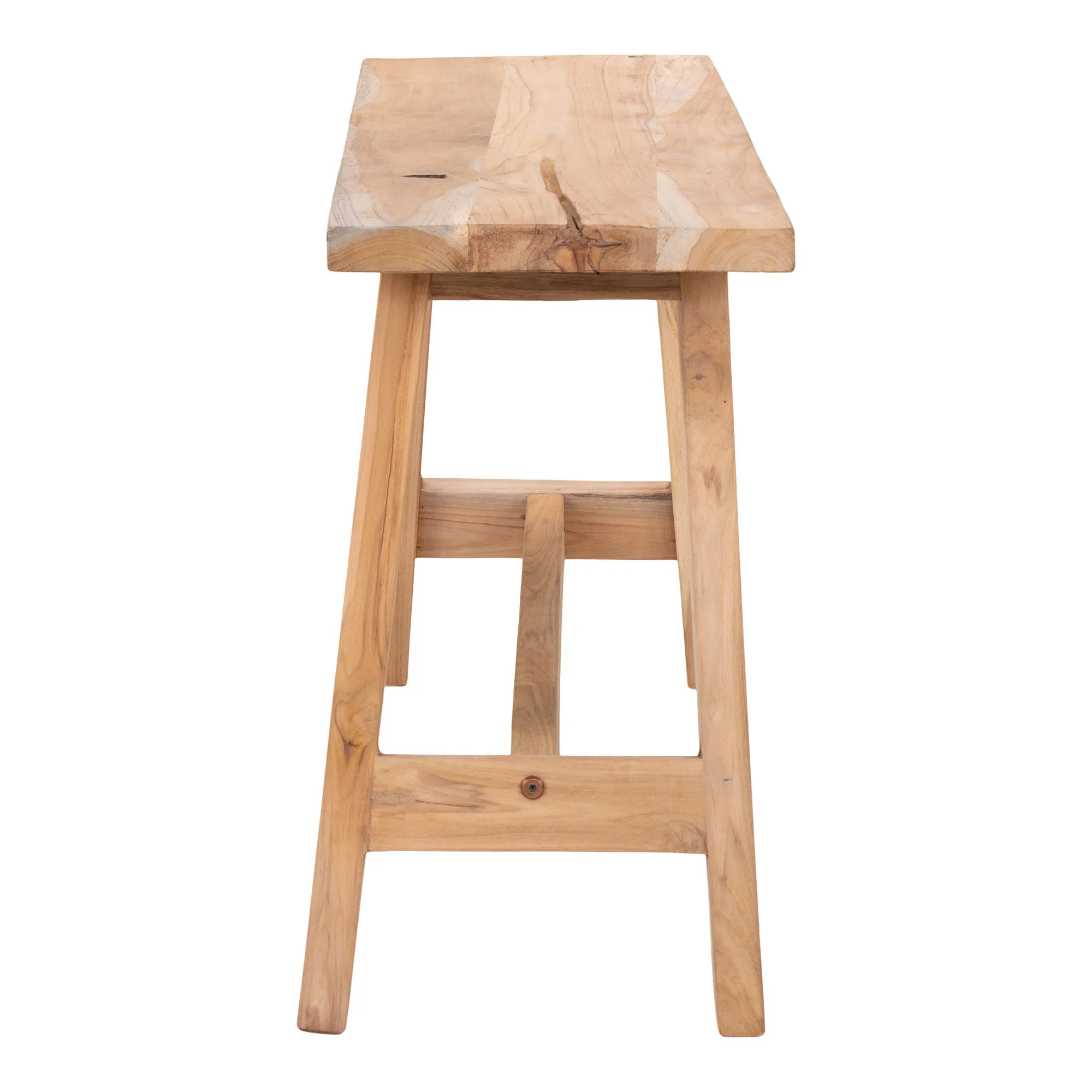 tinkaro Barcelona Bank Teak 90 x 25 x 45 cm Natur