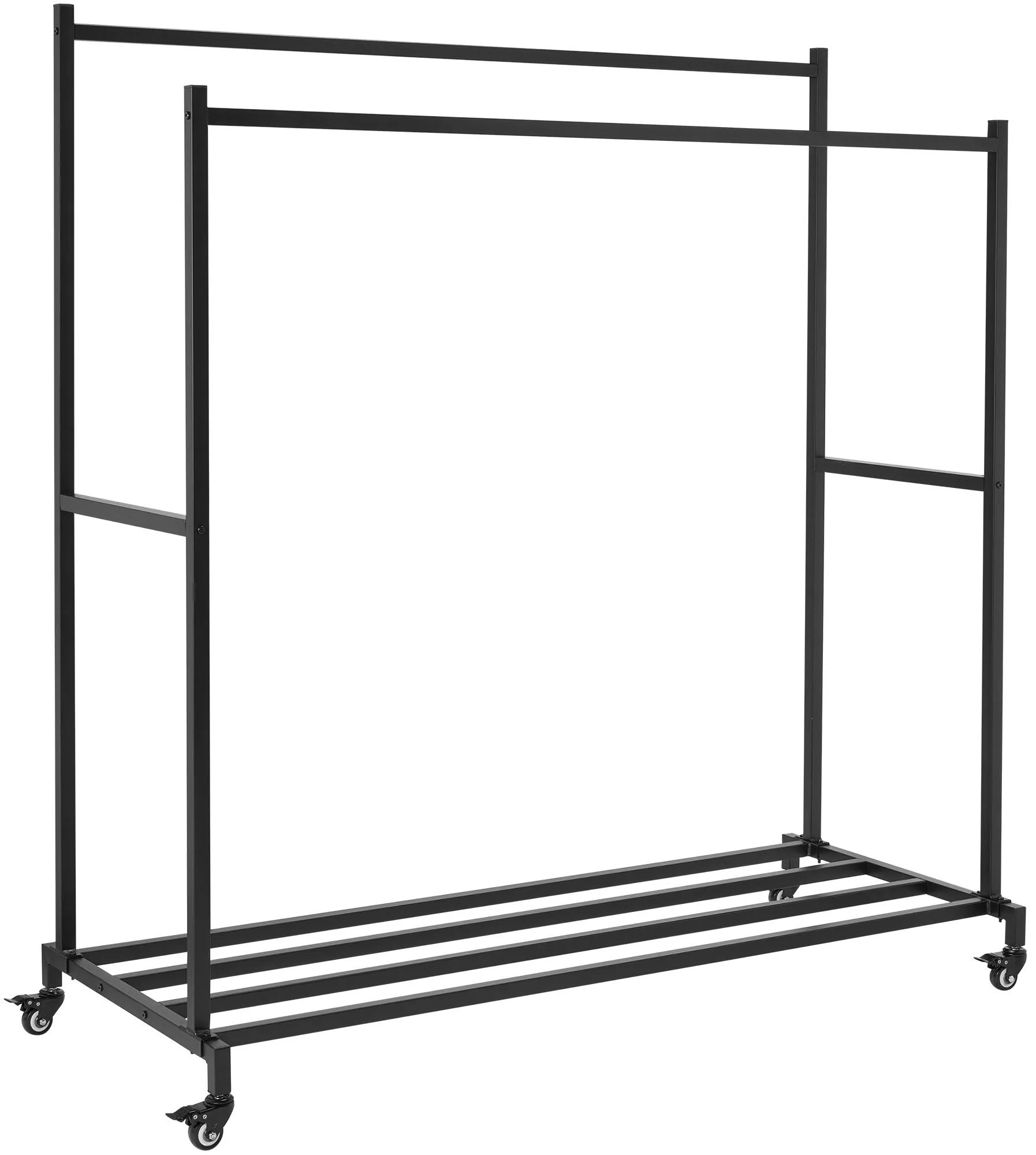 Kleiderständer Lieska 150x62x160 cm schwarz