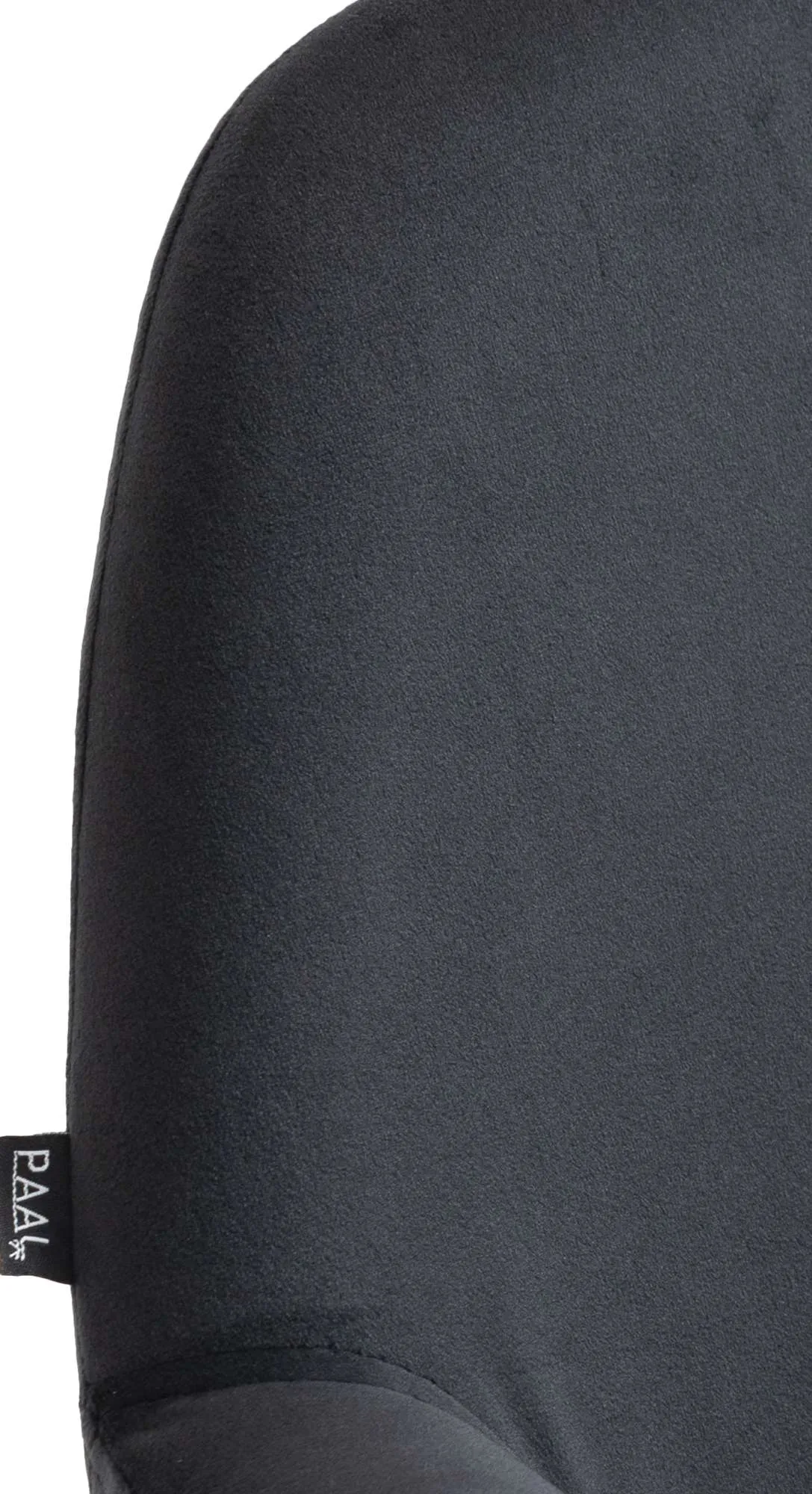 Barhocker Braga Samt 89-109x51x52 cm schwarz