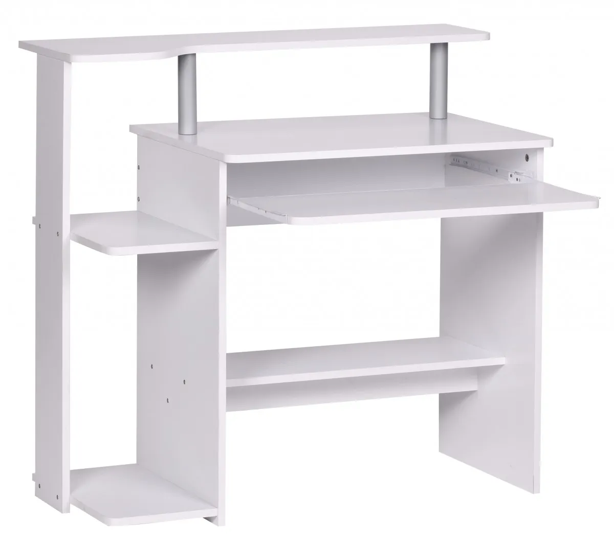 tinkaro Schreibtisch LUSHAN rechteckig Holz Computertisch Weiß tinkaro Schreibtisch LUSHAN rechteckig Holz Computertisch Weiß