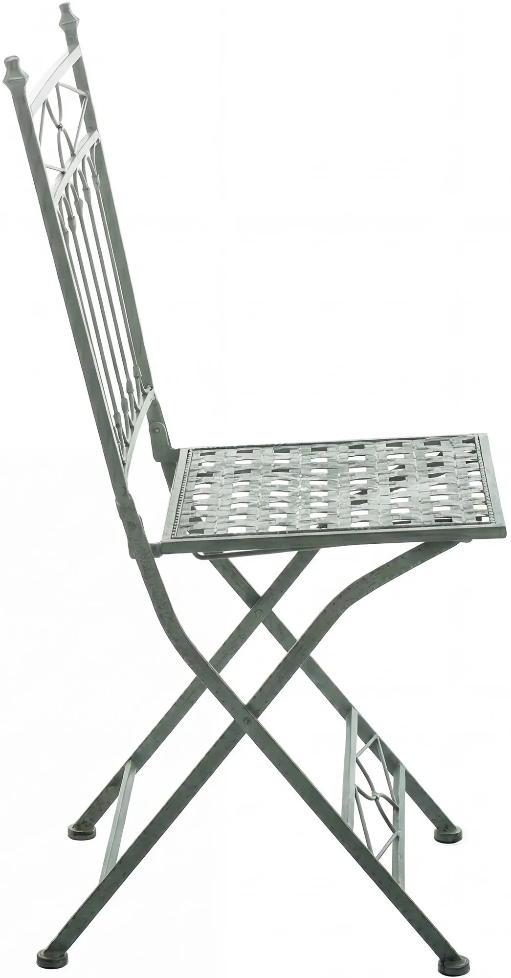 Klappstuhl Asina 2er Set 94x42x40 cm antik-grün