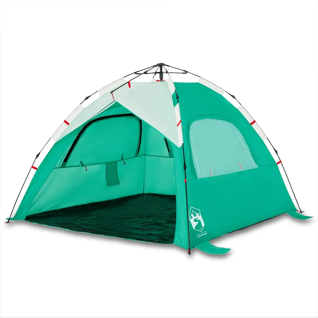 Strandzelt Meergrün 201 x 197 x 142 cm für 3 Personen