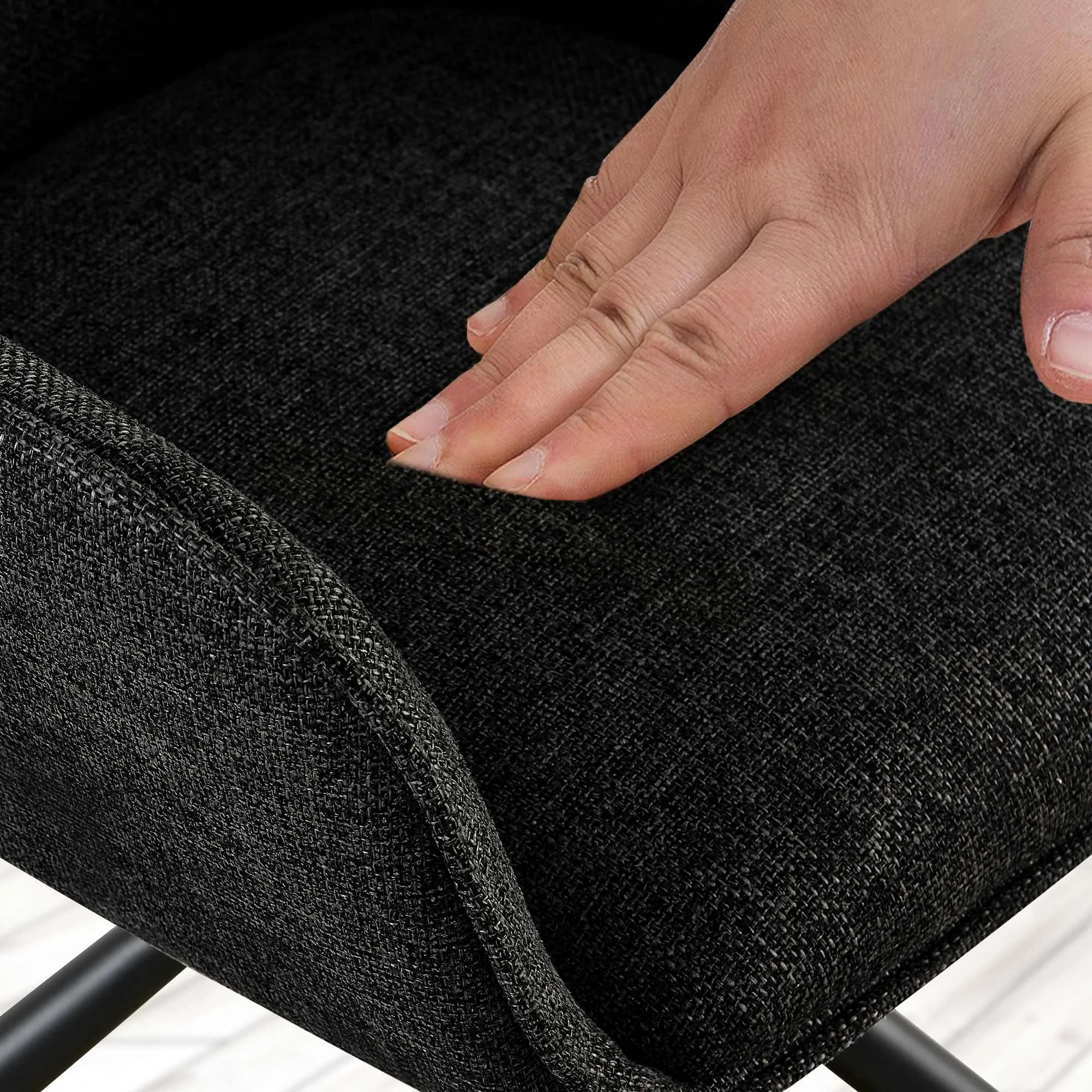 Stuhl Tipton 84x58x59 cm schwarz