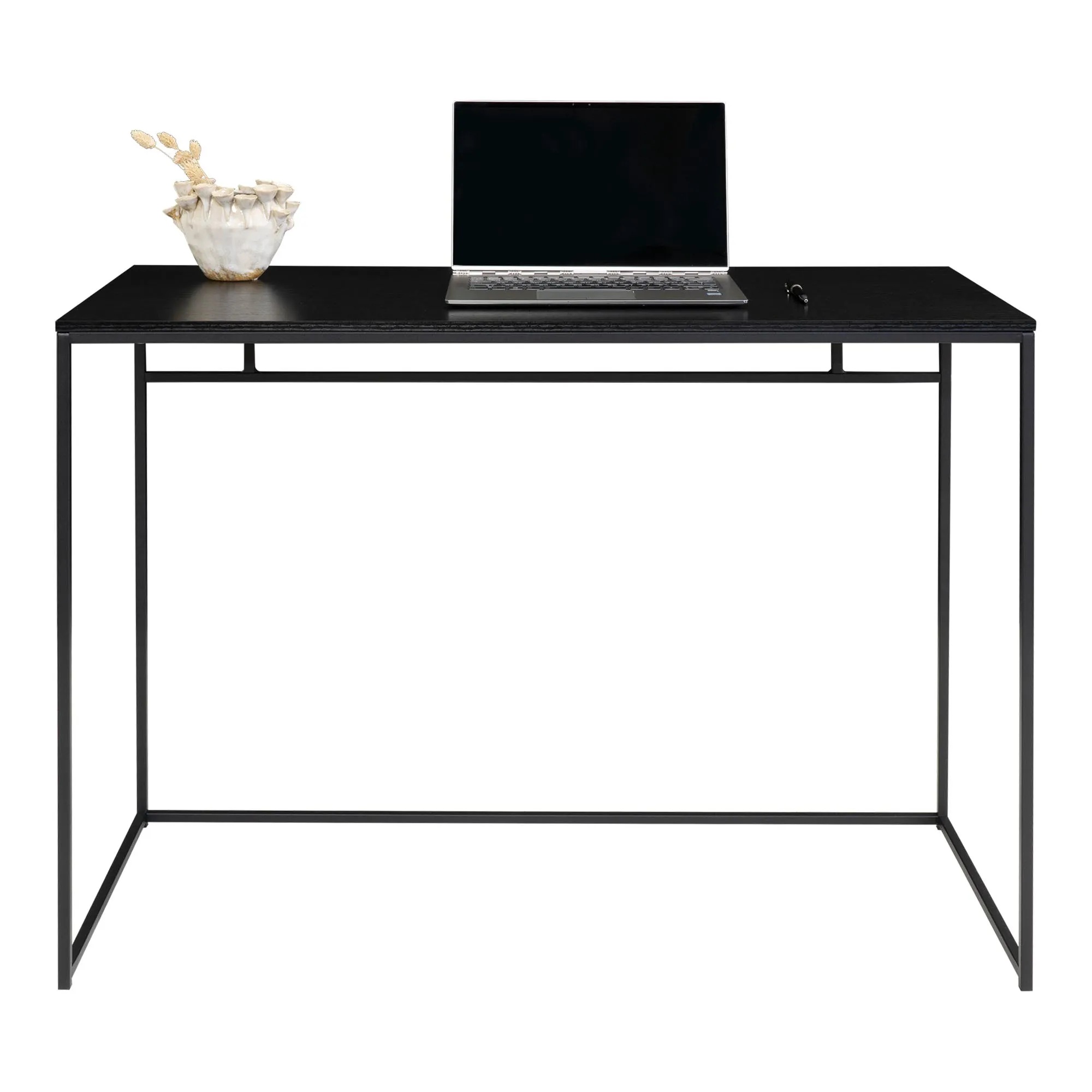 tinkaro Vita Schreibtisch 100 x 45 x 75 cm Schwarz